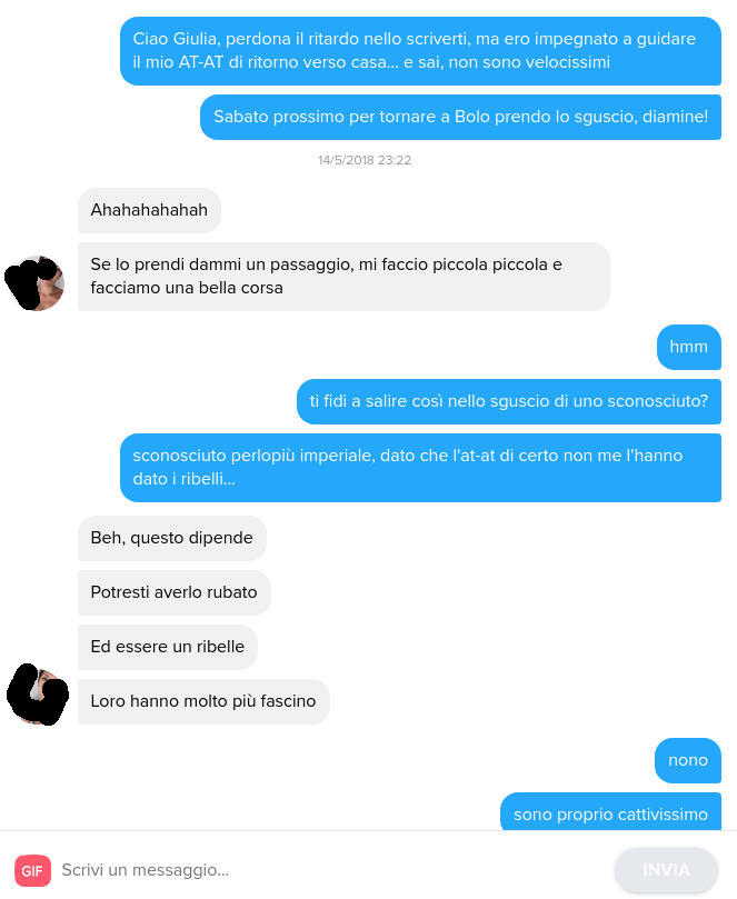 giulia star wars tinder