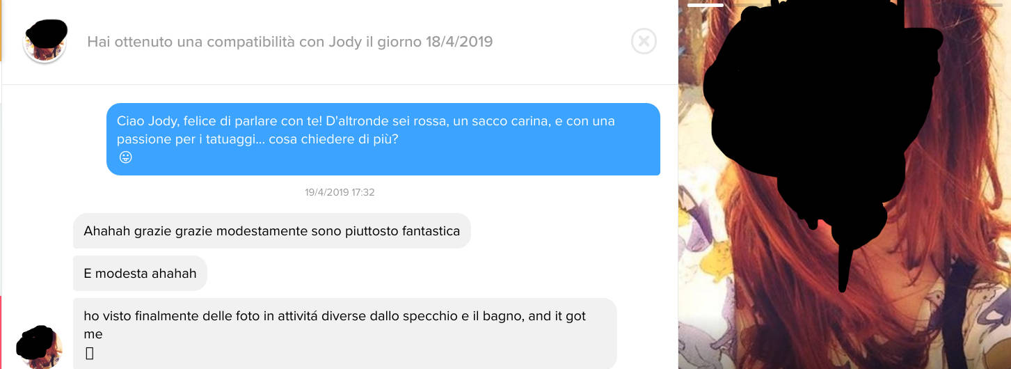 Dating online cosa dire dopo Ciao