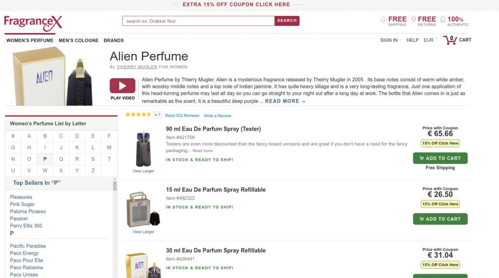 fragrancex profumeria online
